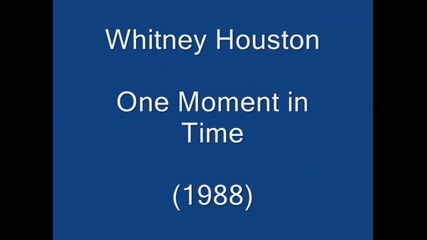 Whitney Houston - One Moment in Time