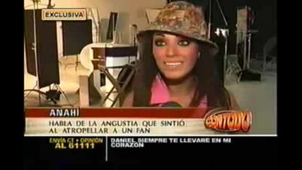 Anahi habla de la fan atropellada en Brasil