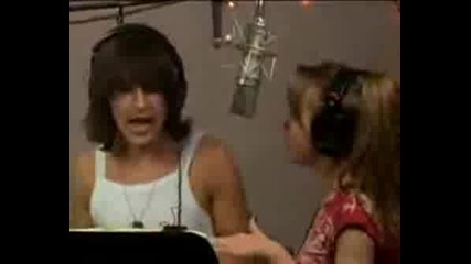 Emily Osment and Mitchel Musso Recording If I Didnt Have You
