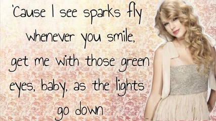 « + Превод » Taylor Swift - Sparks Fly