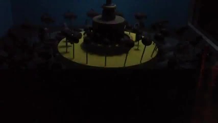 Оптична илюзия от шоколадови фигурки!
