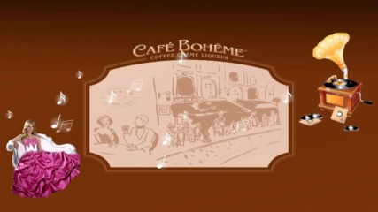 Café " Bohème" ... (painting) ...