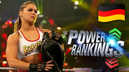 WWE Power Rankings, April 2018 (DEUTSCH)