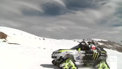 Ken Block на снега със Subaru Impreza