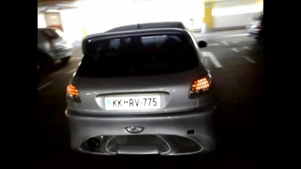 Peugeot 206 and Hyundai coupe tuning Showoff