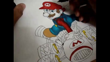 Drawing - Рисуване на Супер Марио