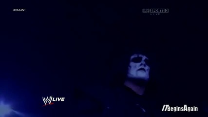 Sting Returns Confronts For Triple H (2013)
