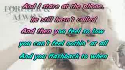 taylor swift - Forever & always [karaoke]