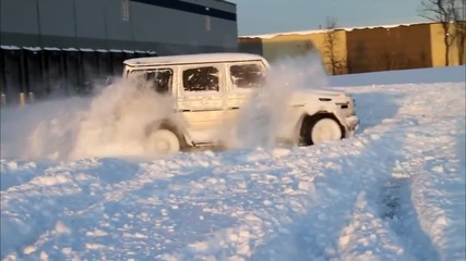 Snow Drift with G-class