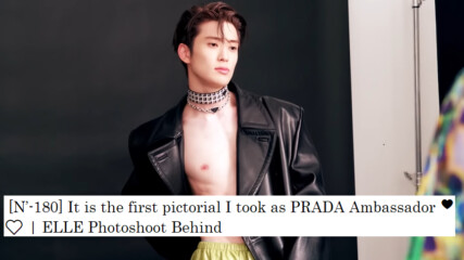 [bg subs] | [n’-180] Това са първите ми снимки като посланик на Prada | Elle Photoshoot Behind
