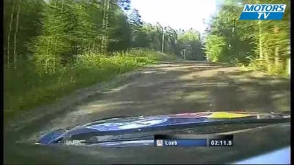 Crevaison Ogier et victoire Loeb Rallye Finlande Wrc 2011