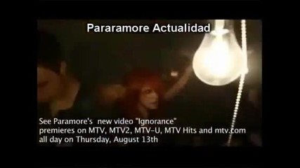 Paramore - Ignorance / Official Video Preview!