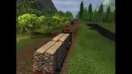 Euro Truck Simulator 2008 Eu map1. 3 първа 4аст 