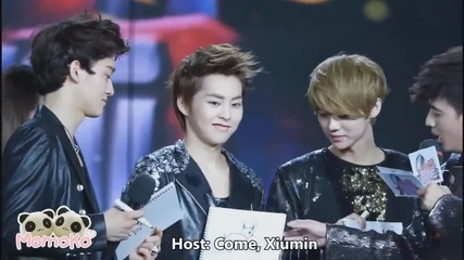 [hd Eng Subs] Exo-m Guess Drawing Game Fancam (part 1)