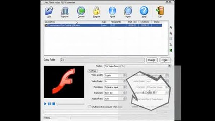 Ultra Flash Video Flv Converter