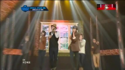 Teen Top - Ordinary Day (g.o.d) @ M!countdown (19.01.2012)