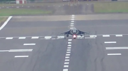 Impressive Spanish Navy Harrier Hovering at Farnborough 2014