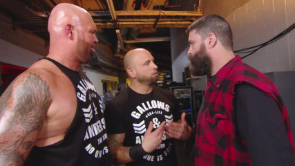 Luke Gallows & Karl Anderson learn who they will face at WrestleMania: Raw, March 13, 2017