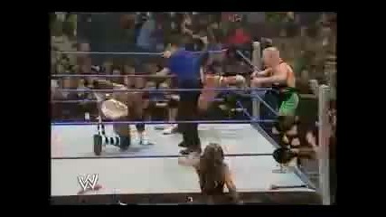 John Cena Batista vs Booker T Finlay