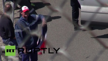 France: Fires block Channel Tunnel as MyFerryLink job cut protests resume