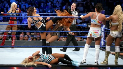 Charlotte Flair, Asuka, Becky Lynch, Naomi & Lana vs. Carmella, The IIconics, Mandy Rose & Sonya Deville: SmackDown LIVE