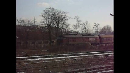07 123 пристига на гара Панагюрище