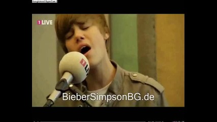 Justin Bieber That Should Be Me 1live Acoustic Set May 20, 2010 Cologne, Germany 
