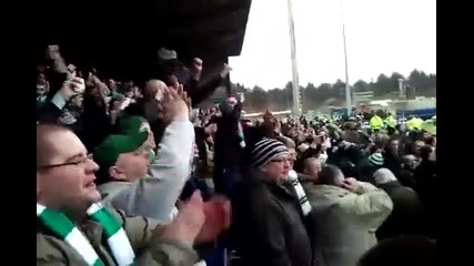 Celtic fans - Halftime