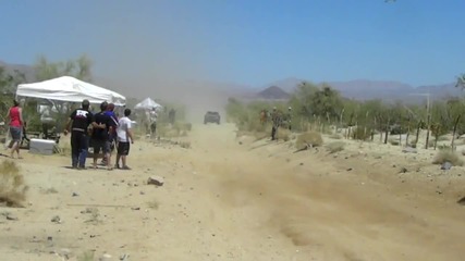 Baja 500 2011 close call with trohpy truck terrible herbst