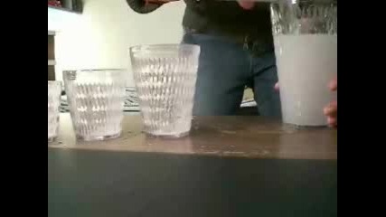Як трик с чаши - следете количеството на водата 