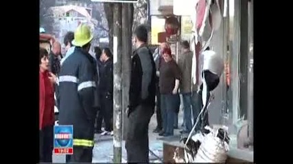 избухна газова бутилка в магазин на центъра на велико търново 