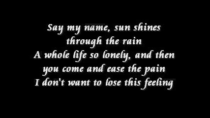 The Bangles - Eternal Flame (lyrics) 