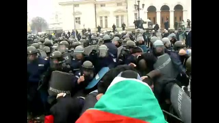 протест police violence in Bulgaria 