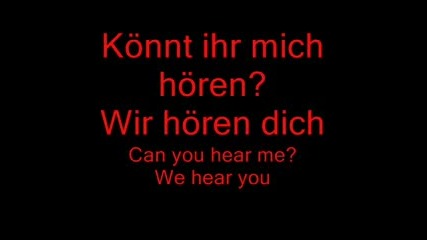 Ich Will - Rammstein Lyrics And English Tr