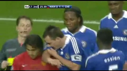 Terry наплюва Tevez