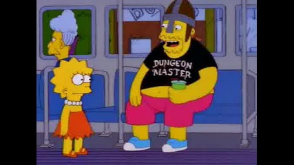 The Simpsons Хоумър и Лиса се Сближават 