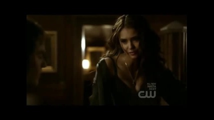 Damon and Katherine Bed Scene [ S 02 E 16 ]