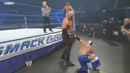 Edge and Rey Mysterio vs Alberto Del Rio and Kanesmackdown