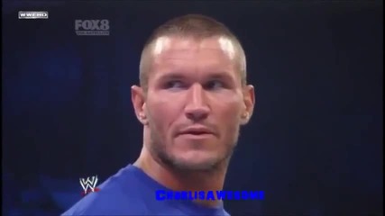 Wwe Smackdown- Randy Orton get interrupted by 3 Drafted Superstars