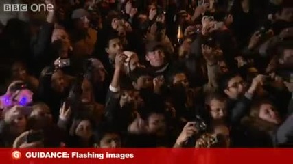 London Fireworks on New Year's Day 2011 - New Year Live - Bbc One
