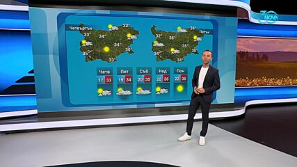 Прогноза за времето (07.08.2024 - обедна емисия)