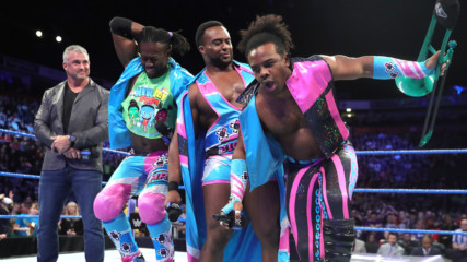 Shane McMahon congratulates The New Day on their Raw raid: SmackDown LIVE, Nov. 7, 2017
