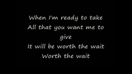 Jordin Sparks - Worth The Wait [lyrics]