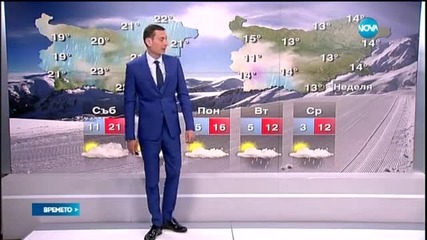 Прогноза за времето (18.04.2015 - обедна)