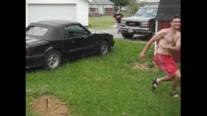 Dive Roll Over Mustang