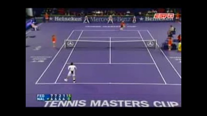 Masters Cup 2005 Федерер - Налбандиан