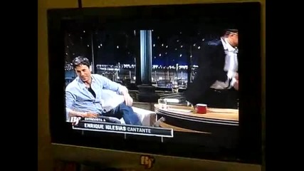 Enrique on Buenafuente Tv show in Spain 