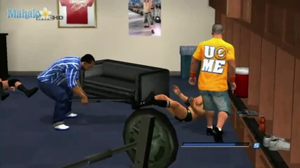 Smackdown Vs Raw 2011 - John Cena and mvp 