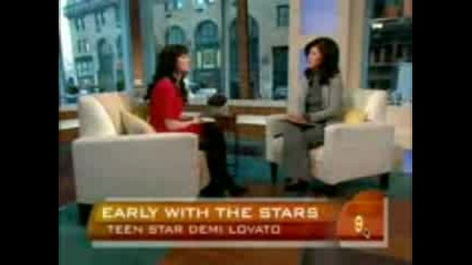 Demi Lovato On The Early Show 13/01/2009