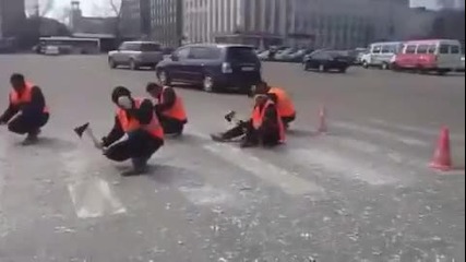 така се прави пешеходна пътека